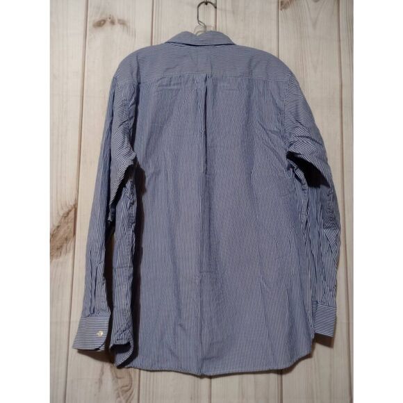 Gap Shirt Men's Extra Large Blue Button Front Long Sleeve - Picture 2 of 8